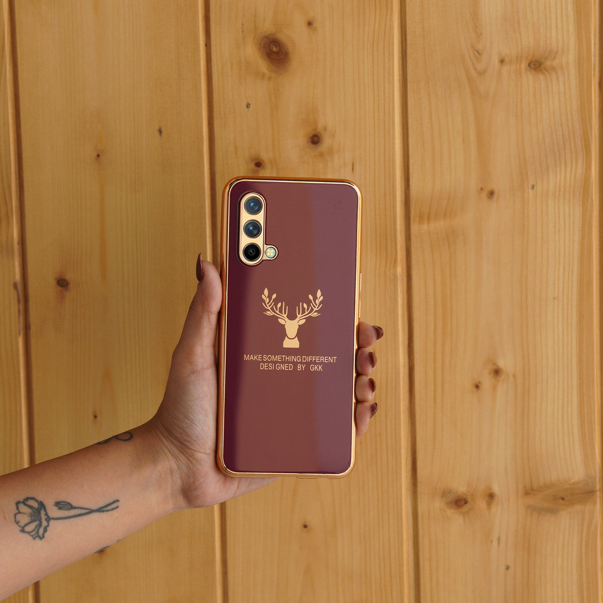 OnePlus Nord CE  Electroplating Reindeer Pattern Glass Case