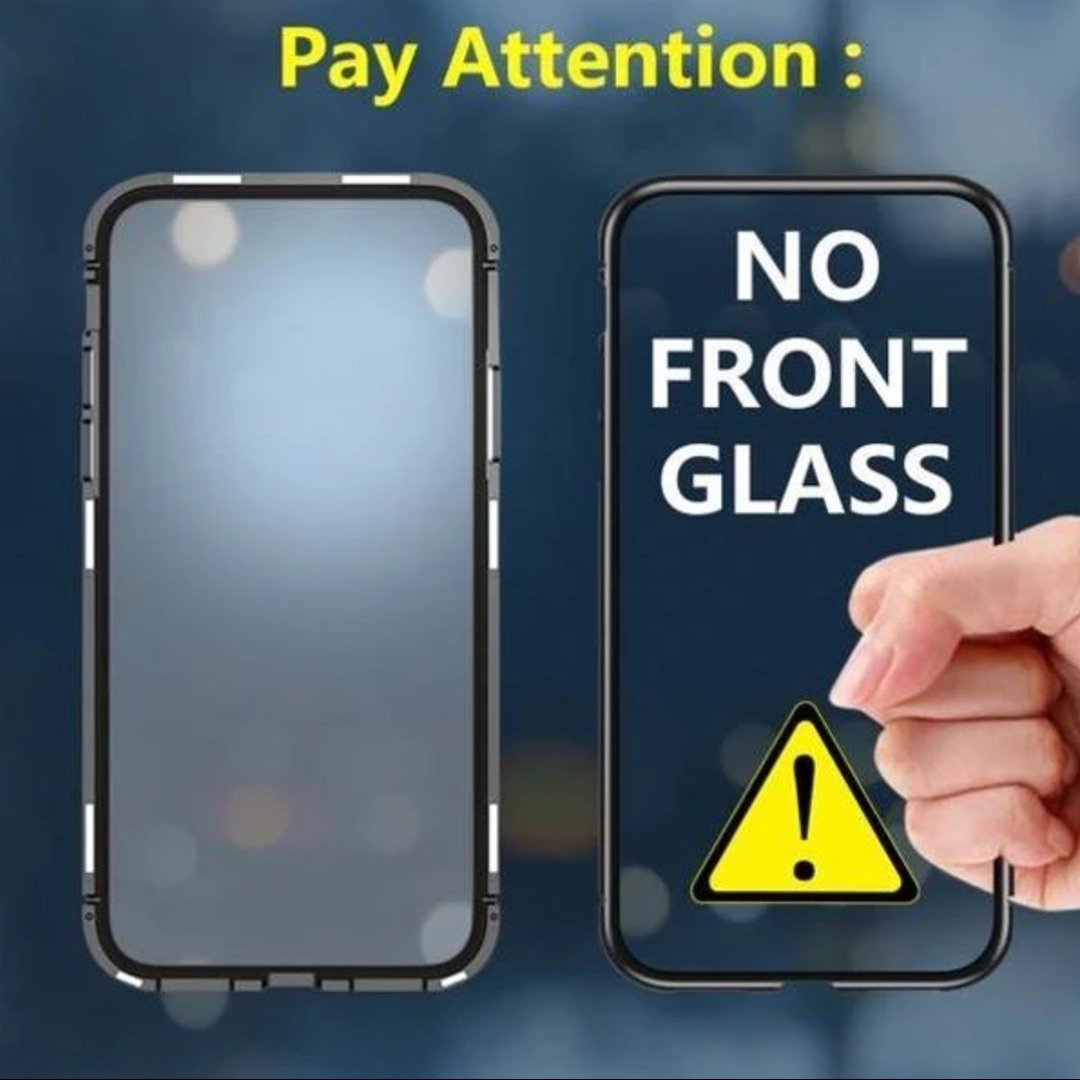 Oneplus 7 Pro Electronic Auto-Fit Magnetic Transparent Glass Case