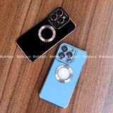 iPhone 13 Pro Classic Plating Logo Cut Camera Protection Case