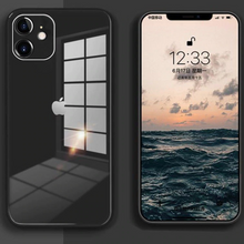 Load image into Gallery viewer, iPhone - Glass Plating Logo Case With Tempered Glass
