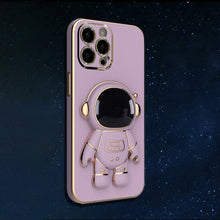 Load image into Gallery viewer, iPhone 14 Series Luxurious Astronaut Bracket Case
