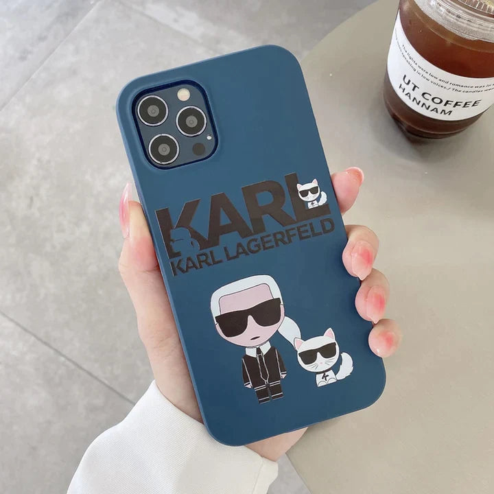 iPhone Series Karl Frosted Bumper Case