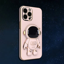 Load image into Gallery viewer, iPhone 14 Series Luxurious Astronaut Bracket Case
