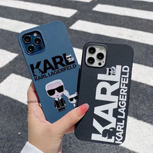 Load image into Gallery viewer, iPhone 13 Pro Karl Frosted Bumper Case
