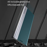Galaxy Series PU Leather Side Window Flip Case