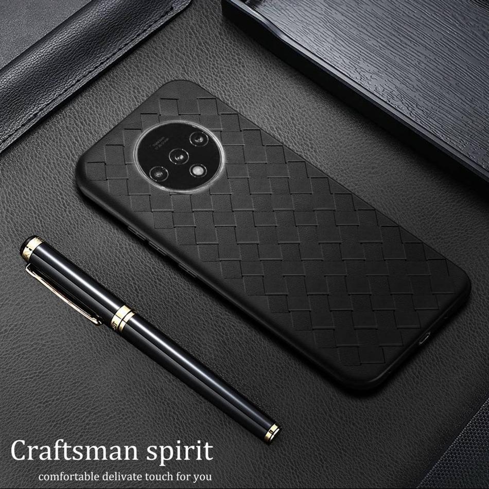OnePlus 7T Pro Ultra-thin Grid Weaving Case