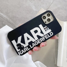 Load image into Gallery viewer, iPhone 12 Series Karl Frosted Bumper Case
