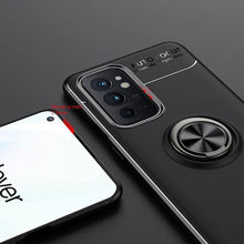 Load image into Gallery viewer, OnePlus 9RT Metallic Finger Ring Holder Matte Case
