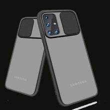 Load image into Gallery viewer, Galaxy A71 Camera Lens Slide Protection Matte Case
