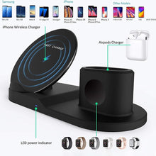 Load image into Gallery viewer, Qi Fast Wireless Charger 3 in 1 Stand For Apple Accessories
