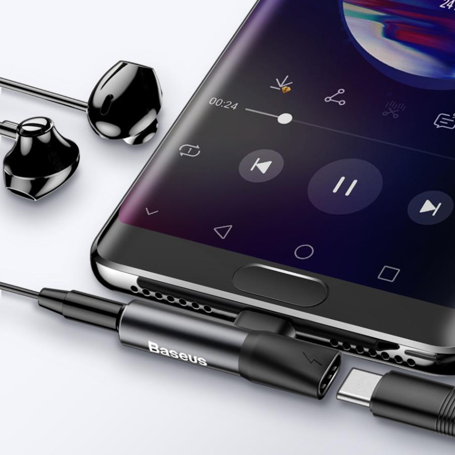 Baseus ® 2 in 1 Charger and Audio Splitter