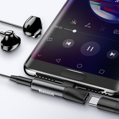 Baseus ® 2 in 1 Charger and Audio Splitter