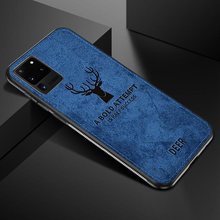 Load image into Gallery viewer, Galaxy S20 Ultra Deer Print Cloth Textured Inspirational Soft Case
