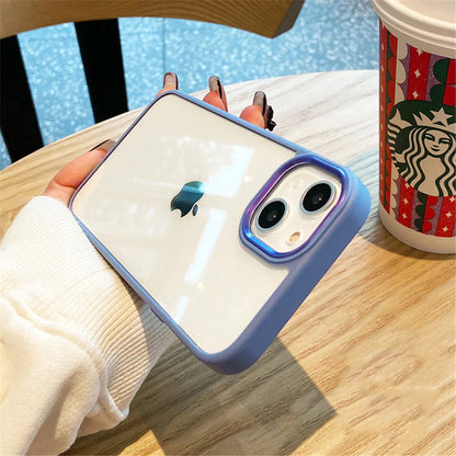 Transparent Acrylic Metal Lens Camera Case