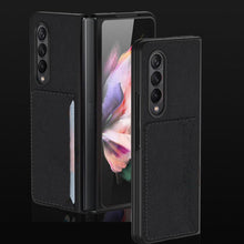 Load image into Gallery viewer, Galaxy Z Fold4 PU Leather Card Slot Wallet Case
