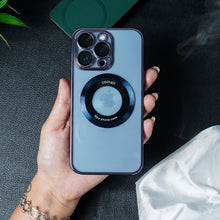 Load image into Gallery viewer, CD Pattern Magnetic Transparent Case - iPhone
