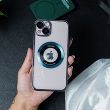 Load image into Gallery viewer, CD Pattern Magnetic Transparent Case - iPhone
