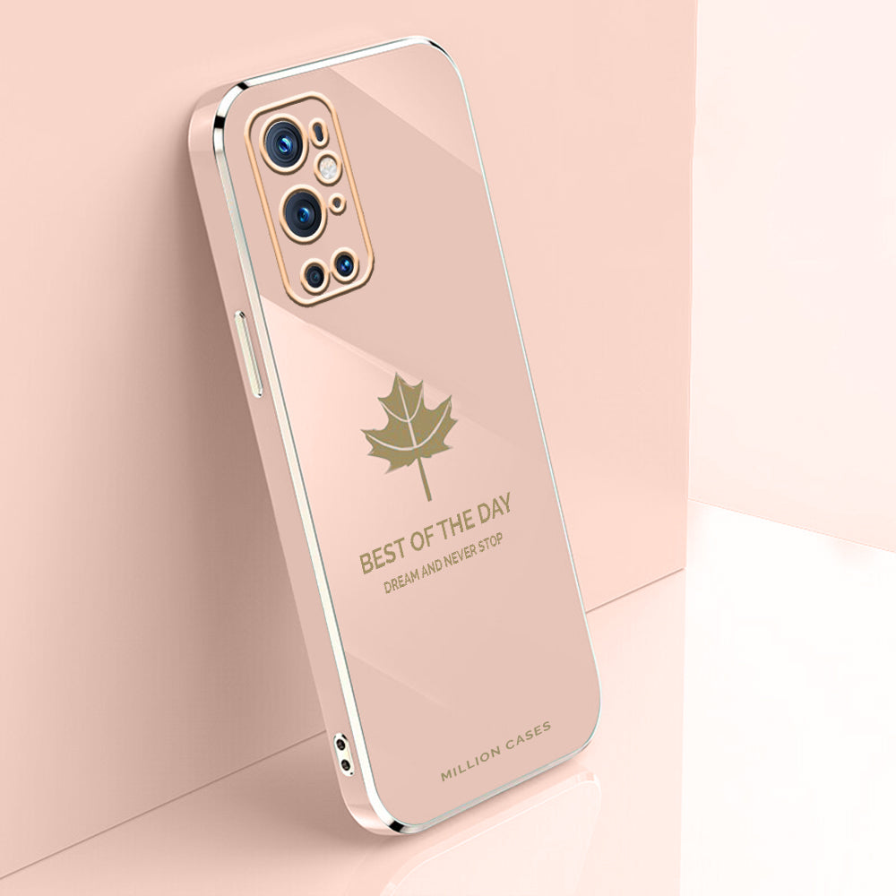 OnePlus 9 Pro Electroplating Mapple Leaf Soft Case