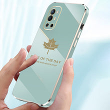 Load image into Gallery viewer, OnePlus 9R Electroplating Mapple Leaf Soft Case
