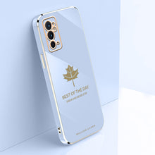 Load image into Gallery viewer, OnePlus 9RT Electroplating Mapple Leaf Soft Case
