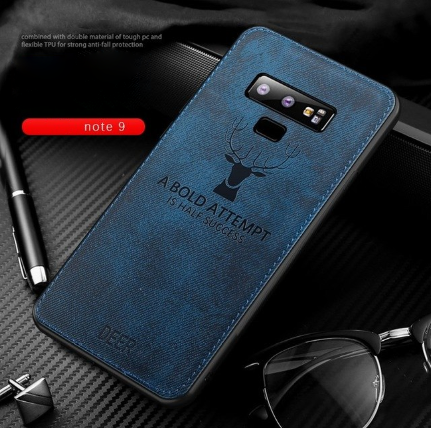 Galaxy Note 9 (3 in 1 Combo) Deer Case + Tempered Glass + Earphones