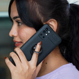 OnePlus 9 Metallic Finger Ring Holder Matte Case