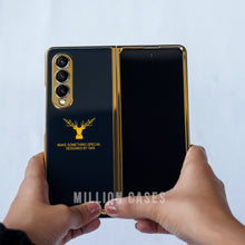 Load image into Gallery viewer, Galaxy Z Fold4 Deer Pattern Inspirational Glass Case
