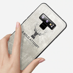 Galaxy Note 9 (3 in 1 Combo) Deer Case + Tempered Glass + Earphones