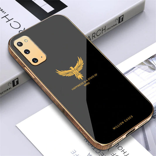 Galaxy S20 Electroplating Eagle Pattern Case