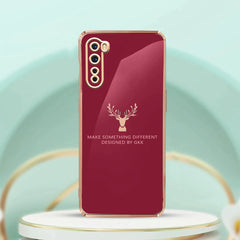 OnePlus Nord Electroplating Reindeer Pattern Glass Case