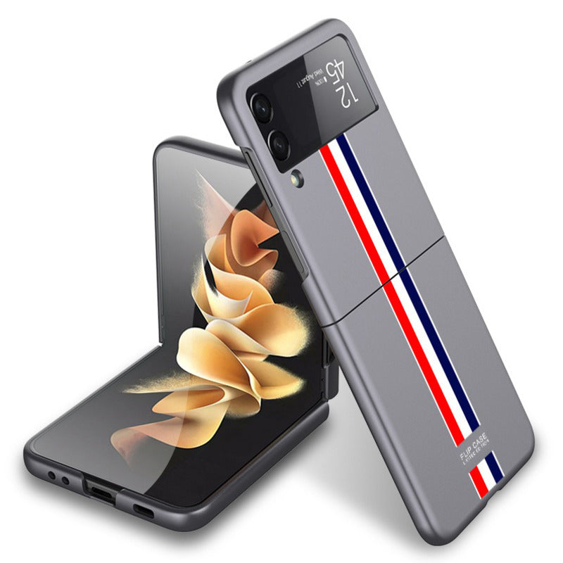 Galaxy Z Fold2 Luxury Colored Strap Glass Case