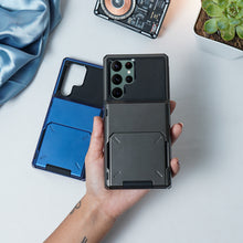 Load image into Gallery viewer, Galaxy S22 Series Hidden Card Holder Hybrid Case
