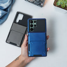 Load image into Gallery viewer, Galaxy S22 Series Hidden Card Holder Hybrid Case
