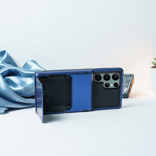 Load image into Gallery viewer, Galaxy S22 Series Hidden Card Holder Hybrid Case
