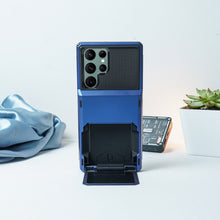 Load image into Gallery viewer, Galaxy S22 Series Hidden Card Holder Hybrid Case
