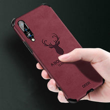 Load image into Gallery viewer, Galaxy A50 Shockproof Deer Leather Texture Case
