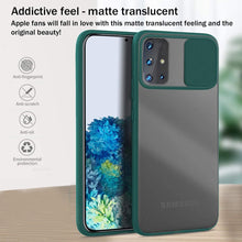 Load image into Gallery viewer, Galaxy A51 Camera Lens Slide Protection Matte Case
