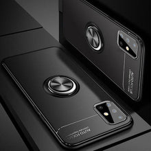 Load image into Gallery viewer, Galaxy A51 Metallic Finger Ring Holder Matte Case
