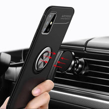 Load image into Gallery viewer, Galaxy A51 Metallic Finger Ring Holder Matte Case
