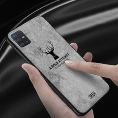 Galaxy A71 Deer Pattern Inspirational Soft Case (3-in-1 Combo)