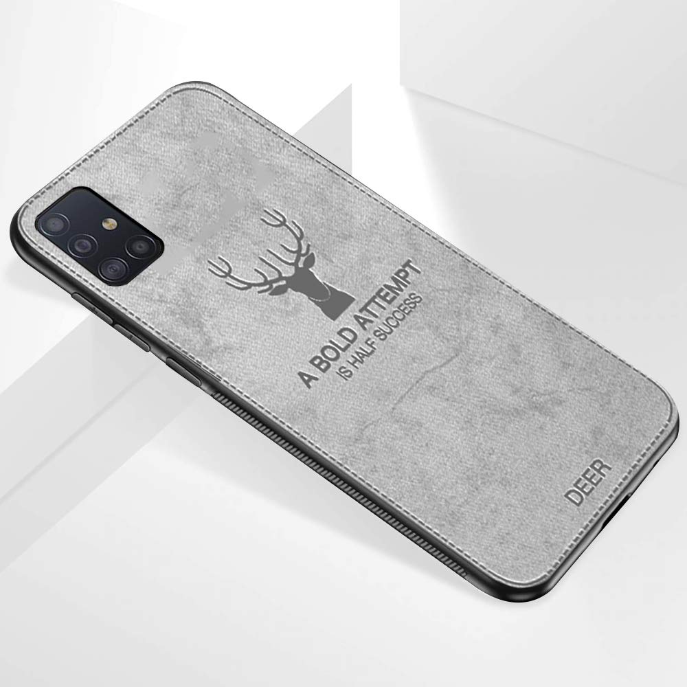 Galaxy A71 Deer Pattern Inspirational Soft Case (3-in-1 Combo)