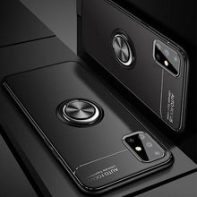 Load image into Gallery viewer, Galaxy A51 Metallic Finger Ring Holder Matte Case
