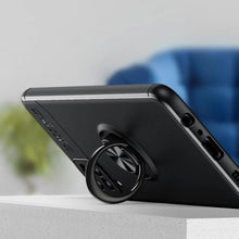 Load image into Gallery viewer, Galaxy F62 Metallic Finger Ring Holder Matte Case
