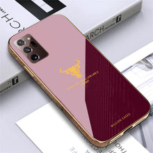 Load image into Gallery viewer, Galaxy Note 20 Ultra Electroplating Bull Pattern Glass Case
