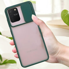 Load image into Gallery viewer, Galaxy S10 Lite Camera Lens Slide Protection Matte Case
