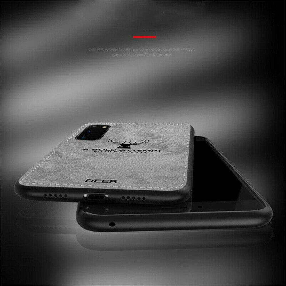Galaxy S20 (3 in 1 Combo) Deer Case + Tempered Glass + Earphones