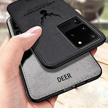 Load image into Gallery viewer, Galaxy S20 Ultra Deer Print Cloth Textured Inspirational Soft Case

