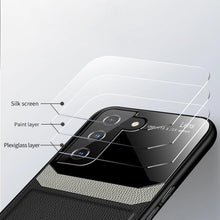 Load image into Gallery viewer, Sleek Slim Leather Glass Case - Samsung
