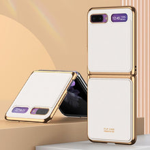 Load image into Gallery viewer, Galaxy Z Flip Business Leather Pattern Case
