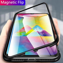 Load image into Gallery viewer, Galaxy Note 10  Electronic Auto-Fit Magnetic Transparent Glass Case
